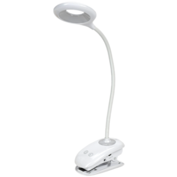 IEK LIGHTING Светильник светодиодный настольный 2006 5Вт на прищепке диммер ночник белый - LDNL1-2006-1-VV-5-K01